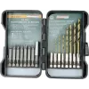 Brüder Mannesmann Conjunto de 16 peças de brocas TiN e bits M54325