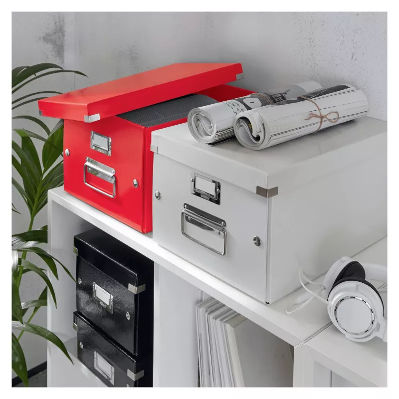 Leitz Click & Store WOW Caixa de arquivo de cartão vermelha 60440026