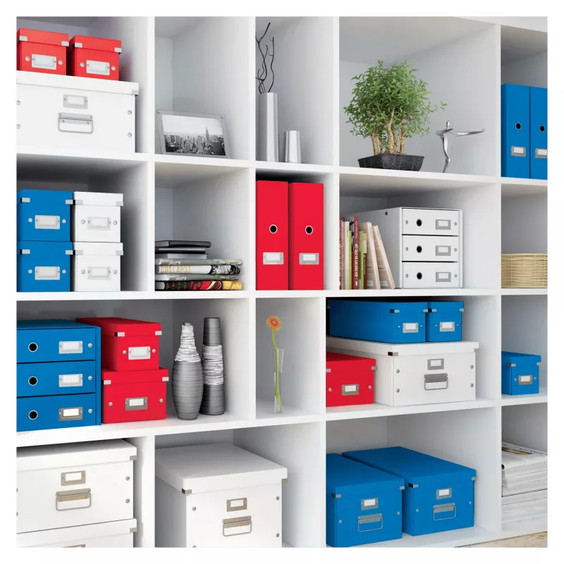 Leitz Click & Store WOW Caixa de arquivo de cartão vermelha 60440026