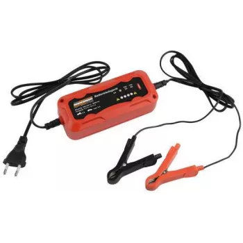 Brüder Mannesmann M12711 carregador automático de bateria de automóvel para baterias de chumbo-ácido de 6 V e 12 V