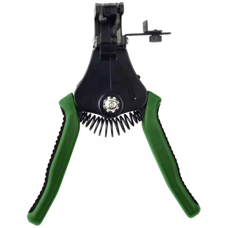 BRÜDER MANNESMANN alicate de descarnar automático, verde com mola de retorno, mandíbulas de aço SK5, 0,2-6,0 mm² (M10981)