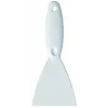 Haug Bürsten espátula de cozinha 110 mm aço inoxidável com cabo branco (8923)
