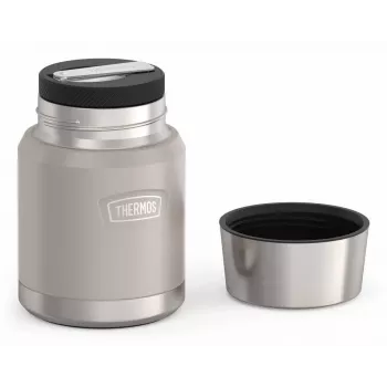 THERMOS ICON recipiente térmico bege 0,47 L recipiente isolado de aço inoxidável com colher dobrável 4120323047