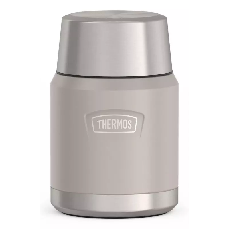 THERMOS ICON recipiente térmico bege 0,47 L recipiente isolado de aço inoxidável com colher dobrável 4120323047