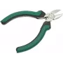 BRÜDER MANNESMANN GREEN LINE Alicate de corte diagonal para eletrónica 115 mm, aço para ferramentas, verde/prateado/preto 1070 1