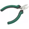 BRÜDER MANNESMANN GREEN LINE Alicate de corte diagonal para eletrónica 115 mm, aço para ferramentas, verde/prateado/preto 1070 1