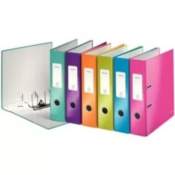 LEITZ WOW Dossier de 180° A4 80 mm cores sortidas (pack de 10) 1005-10-99