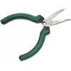 BRÜDER MANNESMANN GREEN LINE Alicate de ponta curva para eletrónica 125 mm, aço para ferramentas, verde/prateado/preto M 1070-5