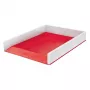 Leitz WOW Duo Colour Bandeja de correspondência branco pérola/vermelho