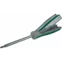 BRÜDER MANNESMANN GREEN LINE Chave de fendas de bits de 19 polegadas com depósito de bits integrado (M29840)