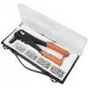 BRÜDER MANNESMANN MAN 1096 Alicate de rebites manual com 4 bicos e 100 rebites cegos