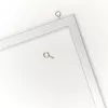 ZELLER Quadro de planeamento 60 x 40 cm Quadro branco magnético com moldura de alumínio 11515
