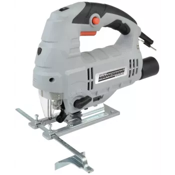 BRÜDER MANNESMANN M12781 Serra de recortes pendular eletrónica 800W com movimento pendular de 4 níveis, troca de lâmina sem ferramentas, 0-3000 golpes/min, profundidade de corte em madeira 80 mm