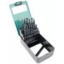 Brüder Mannesmann M54341 Jogo de brocas helicoidais HSS de 25 peças, 1-13 mm em mala metálica