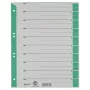 LEITZ 16523055 Separadores de cartão A4, verde, 25 folhas, universal 11 furos, 160 g/m²
