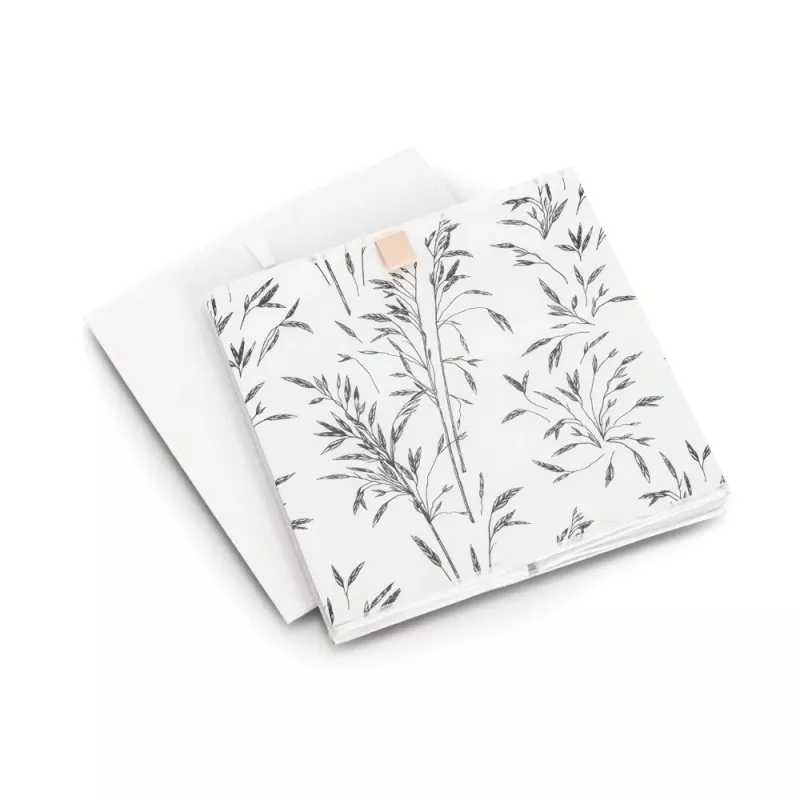 Caixa de arrumação Zeller Grass branca 32 x 32 x 32 cm 14536