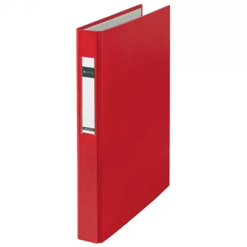 Dossier de anéis LEITZ Standard A4 formato grande vermelho, 4 anéis D, lombada 41 mm, diâmetro dos anéis 25 mm 4212-00-25