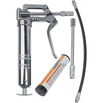 Brüder Mannesmann MAN 47002 Conjunto de pistolas de massa lubrificante, 6 peças