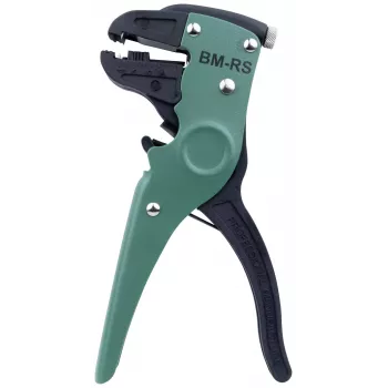 Alicate de descarnar automático BRÜDER MANNESMANN com função de corte, autoajustável, verde/preto, 0,2-6,0 mm², M10980