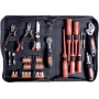 Conjunto de chaves de caixa e bits Brüder Mannesmann de 45 peças 1/4 polegadas M29044