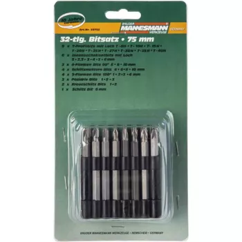 Conjunto de bits profissional Brüder Mannesmann de 32 peças (29732)