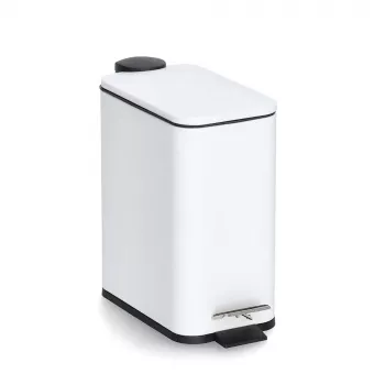 Zeller 18960 Caixote do lixo 5,0 L, branco