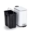 Zeller 18960 Caixote do lixo 5,0 L, branco