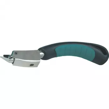 Brüder Mannesmann M48435 Removedor de agrafos, garras de aço, prateado/preto