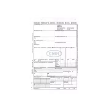 RNK Verlag Carta de porte internacional CMR, conjunto autocopiativo de 4 partes, DIN A4, para Alemanha 2100