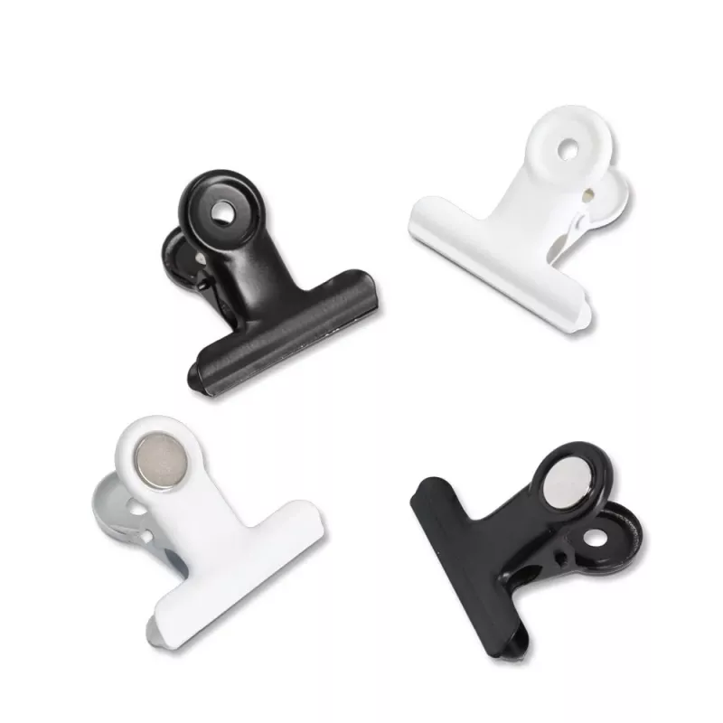 Zeller Clipes magnéticos preto metal 4,0 x 1 conjunto (11264)