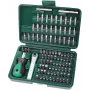 BRÜDER MANNESMANN Conjunto de bits de segurança de 99 peças, 95 bits de cromo-vanádio, sextavado 1/4 polegadas, suporte magnético, estojo organizador 29899