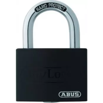 ABUS myLock T65AL/40 Preto Cadeado 40 mm corpo de alumínio arco de aço temperado 802867