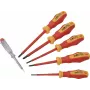 Conjunto de chaves de fendas VDE isoladas Brüder Mannesmann 6 peças fenda Phillips M11226
