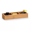 Caixa de organização Zeller Natural 28 x 10,2 x 4,5 cm (13335)