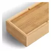 Caixa de organização Zeller Natural 28 x 10,2 x 4,5 cm (13335)