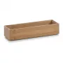 Caixa de armazenamento retangular Zeller Present 13331 de bambu