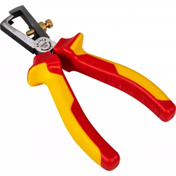Alicate de descarnar VDE BRÜDER MANNESMANN 160 mm, isolado 1000V, cromo-vanádio, vermelho/amarelo 10608