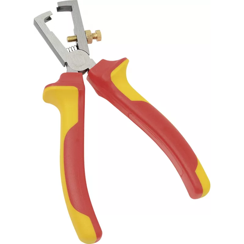 Alicate de descarnar VDE BRÜDER MANNESMANN 160 mm, isolado 1000V, cromo-vanádio, vermelho/amarelo 10608