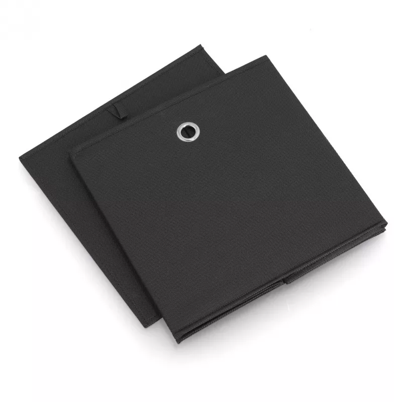 Zeller 14113 Caixa de arrumação em não tecido, 30 L, 32 x 32 x 32 cm, preto