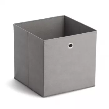 Caixa de armazenamento Zeller 14110 em não tecido, 30 l, 32 x 32 x 32 cm, cinzento