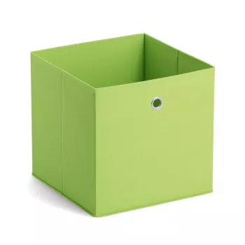 Caixa de armazenamento Zeller 14114 em não tecido, 30 L, 32 x 32 x 32 cm, verde