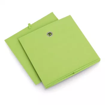 Caixa de armazenamento Zeller 14114 em não tecido, 30 L, 32 x 32 x 32 cm, verde