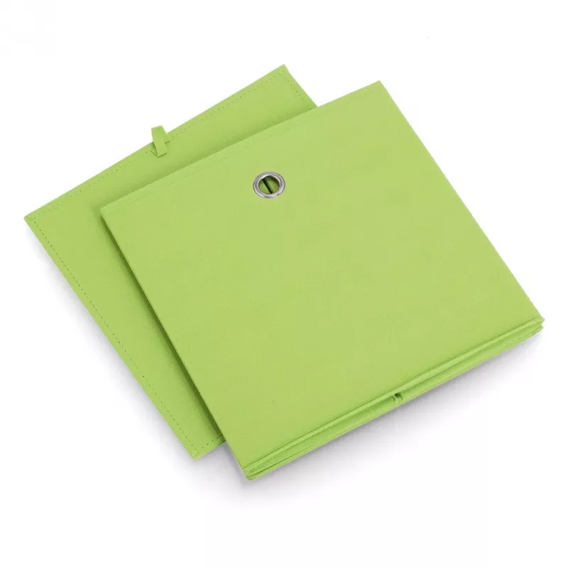 Zeller 14114 Caixa de arrumação em não tecido, 30 L, 32 x 32 x 32 cm, verde