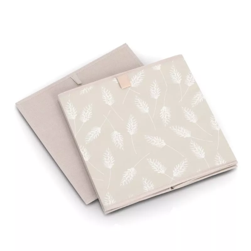 Caixa de armazenamento Zeller Pampasgras bege 32 x 32 x 32 cm 14538