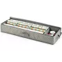 Organizador de papel de embrulho Zeller cinzento/branco 90 x 30 x 12 cm (14665)