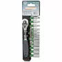 Conjunto de chaves de caixa Brüder Mannesmann M29114 14 peças com encaixe 1/4 polegadas, cromo-vanádio, 4-13 mm