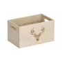 Caixa de armazenamento Zeller Hirsch natural 25 x 15 x 14 cm (15220)