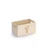 Caixa de armazenamento Zeller Hirsch natural 25 x 15 x 14 cm (15220)