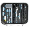 BRÜDER MANNESMANN QUANTOOL Q25101 conjunto de ferramentas de 233 peças em mala de plástico moldado por sopro