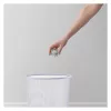 ZELLER 23 L caixote de lixo redondo branco 17724